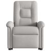 vidaXL Electric Stand up Recliner stóll Cloud Grey Efni