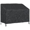 vidaXL Gar&eth;bekkjak&aacute;pa Svartur 134 x 70 x 65 / 94 cm 420D Oxford efni