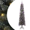 vidaXL Gervi j&oacute;latr&eacute; me&eth; 300 LED Gr&aelig;nn 180 cm PVC, plast og st&aacute;l