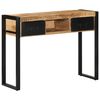 vidaXL Console Bor&eth; 100x35x75 cm Solid Groft Wood Mango
