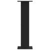 vidaXL Plöntustandar 2 stk Svört 30x30x95 cm Samsettur Viður
