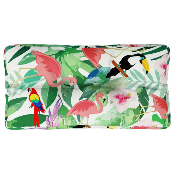 vidaXL Sessa fyrir Brettas&oacute;fa Marglitu&eth; 80x40x12 cm Efnis&aacute;kl&aelig;&eth;i