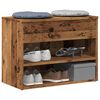vidaXL Sk&oacute;bekkur Old Wood 60x30x45 cm Engineered Wood