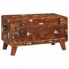 vidaXL Geymslukassi me&eth; geymslu 70 x 35 x 40 cm solid reclaimed wood