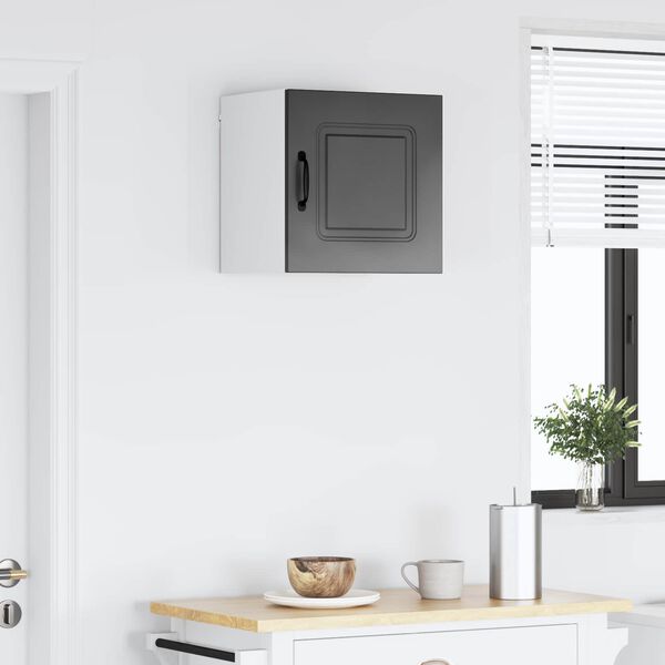 vidaXL Eldh&uacute;s sk&aacute;pur Kalmar Svartur 40 x 31 x 40 cm Samsettur vi&eth;ur