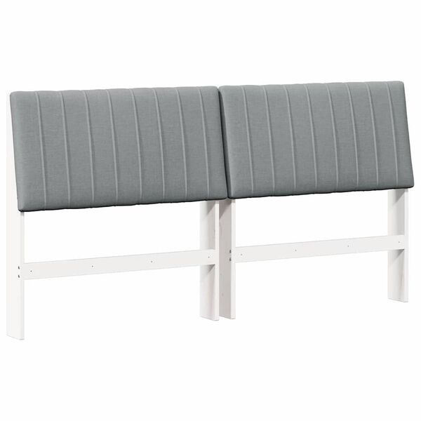 vidaXL B&oacute;lstru&eth; r&uacute;mgafl Lj&oacute;sgr&aacute;r 200 cm Solid furuhikk