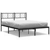 vidaXL R&uacute;mgrind &uacute;r M&aacute;lmi &aacute;n D&yacute;nu me&eth; H&ouml;f&eth;agafli Sv&ouml;rt 120x190 cm