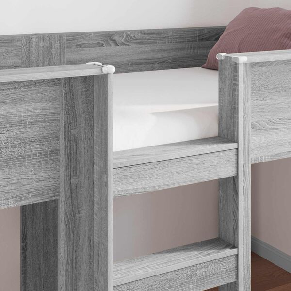 vidaXL R&uacute;mg&oacute;&eth;ur kojur fyrir b&ouml;rn me&eth; d&yacute;nu Gr&aacute;r Sonoma 100 x 200 cm