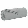vidaXL Kast teppi Gr&aacute;r 240 x 220 cm Fl&iacute;s