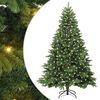 vidaXL Gervi j&oacute;latr&eacute; me&eth; 300 LED me&eth; standi Gr&aelig;nn 210 cm PE og PVC