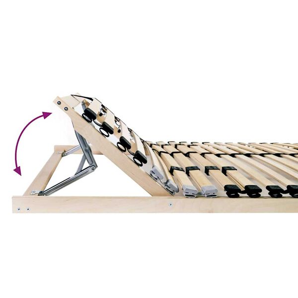 vidaXL Rimlabotn Brúnn 70 x 190 cm Hrein beyki