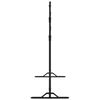 vidaXL Bakgrunnsstandar 2 stk. Svart 254x243 cm Stál