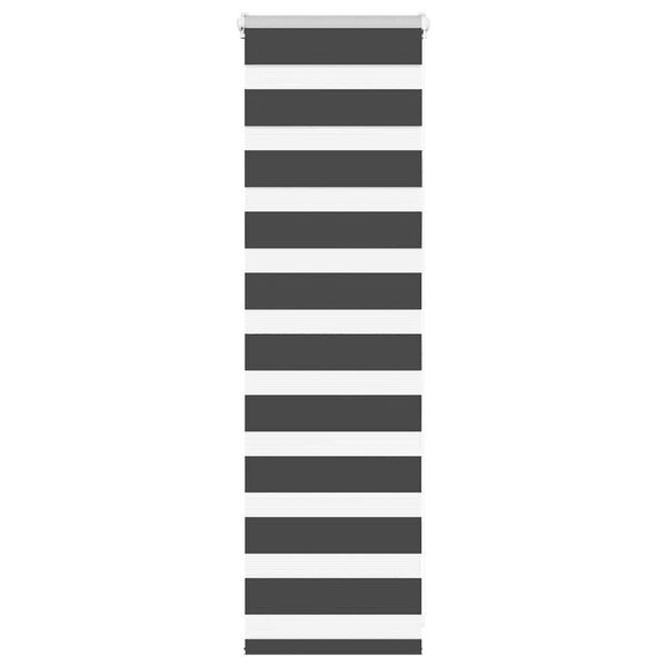 vidaXL Zebra Gard&iacute;na Sv&ouml;rt 50x100 cm Efni Breidd 45,9 cm P&oacute;l&yacute;ester