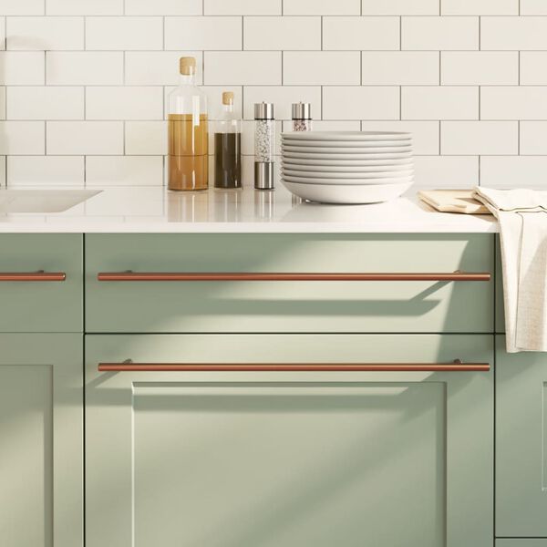 vidaXL Sk&aacute;pur Handf&ouml;ng 10 stk Bronslita&eth; 480 mm Ry&eth;fr&iacute;tt st&aacute;l