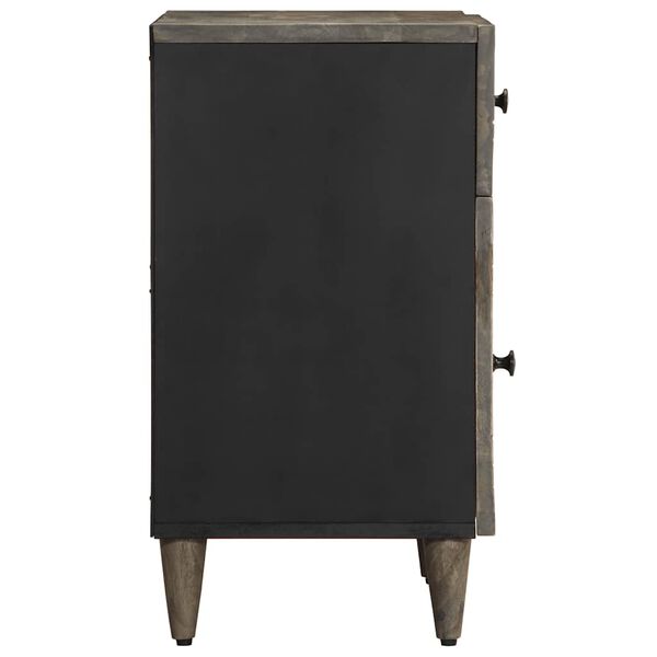 vidaXL N&aacute;ttbor&eth;ssk&aacute;pur Lj&oacute;sgr&aacute;r 50x33x60 cm Solid Wood Mang&oacute;