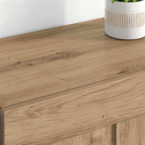 vidaXL Vegghengdar skápar 2 pcs Artisan Eik 69,5 x 34 x 90 cm