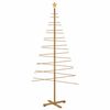 vidaXL Vi&eth;ar j&oacute;latr&eacute; me&eth; standi Br&uacute;nn 210 cm bamboo