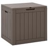 vidaXL Gar&eth;geymslukassi Gr&aacute;r 55,5x43x53 cm P&oacute;l&yacute;pr&oacute;p&yacute;len