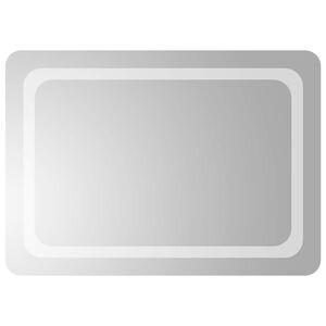 vidaXL LED Ba&eth;herbergisspegill 70x50 cm