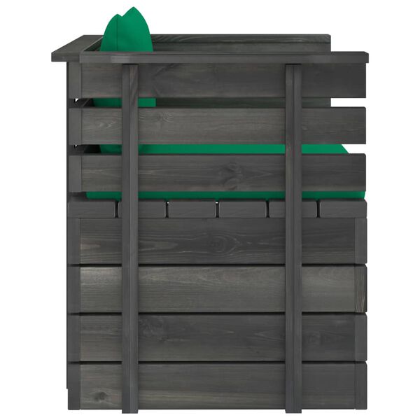 vidaXL &Uacute;tih&aelig;gindast&oacute;ll me&eth; P&uacute;&eth;um Gegnheil Fura