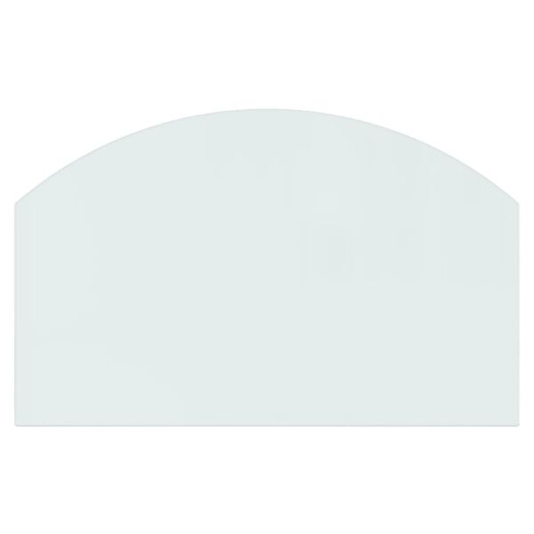 vidaXL Glerplata fyrir Eldstæði 80x50 cm