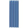 vidaXL Voile Gluggatj&ouml;ld me&eth; Grommets 2 stk Royal Blue