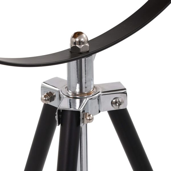 vidaXL Standlampi E27 Svartur og Gylltur 51 cm