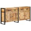 vidaXL Skenkur 172x35x80 cm Gegnheill Mang&oacute;vi&eth;ur
