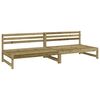 vidaXL Gar&eth;s&oacute;far Mi&eth;jueiningar 2 stk. 120x80 cm Gagnvarin Fura