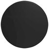 vidaXL Bor&eth;plata Svartur &Oslash; 70 x 1,5 cm Samsettur vi&eth;ur