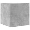 vidaXL Vegghengdur Sj&oacute;nvarpssk&aacute;pur Steypugr&aacute;r 30,5x30x30 cm