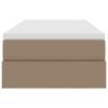 vidaXL R&uacute;m me&eth; geymslur&yacute;mi og d&yacute;nu Cappuccino 90 x 190 cm Gervile&eth;ur
