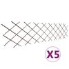 vidaXL T&iacute;gl&oacute;tt Rimlagrind &uacute;r V&iacute;&eth;i 5 stk 180 x 60 cm