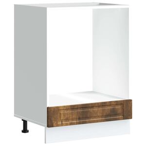 vidaXL Ofnsk&aacute;pur Porto Reyklitu&eth; Eikarlitur Samsettur Vi&eth;ur