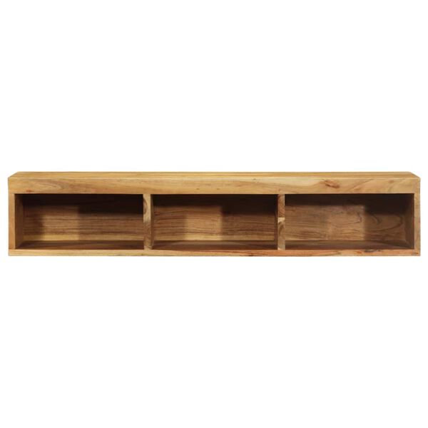 vidaXL Vegghengdur sjónvarpsskápur 100x30x19 cm Solid Wood Acacia