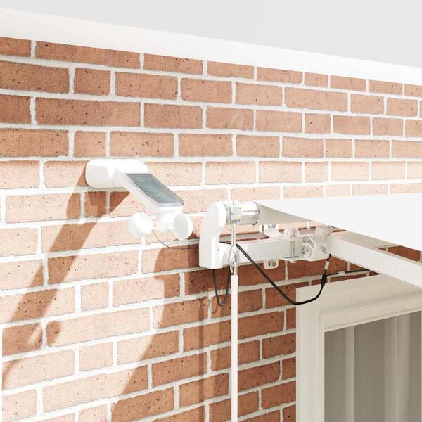 vidaXL H&aelig;gt a&eth; draga saman skyggni Hv&iacute;tt 300 x 250 cm