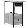 vidaXL Noat&ouml;flu sk&aacute;pur Gr&aacute;r Sonoma 60 x 30 x 61 cm Samsettur vi&eth;ur