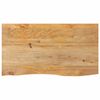 vidaXL Bor&eth;plata me&eth; N&aacute;tt&uacute;rulegum Br&uacute;num 100x60x2,5 cm Mang&oacute;vi&eth;ur