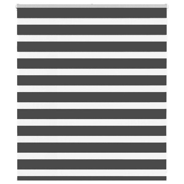 vidaXL Zebra Gard&iacute;na Sv&ouml;rt 130x100cm Efni Breidd 125,9cm P&oacute;l&yacute;ester