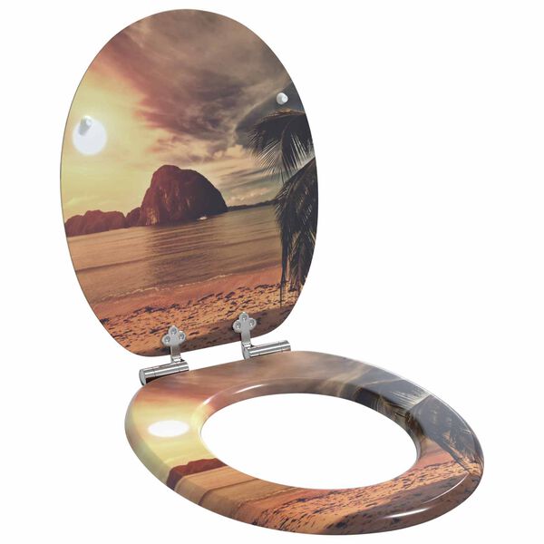 vidaXL Mj&uacute;kur loka&eth; setti fyrir salerniss&aelig;ti Appels&iacute;nugulur 44 x 38 cm