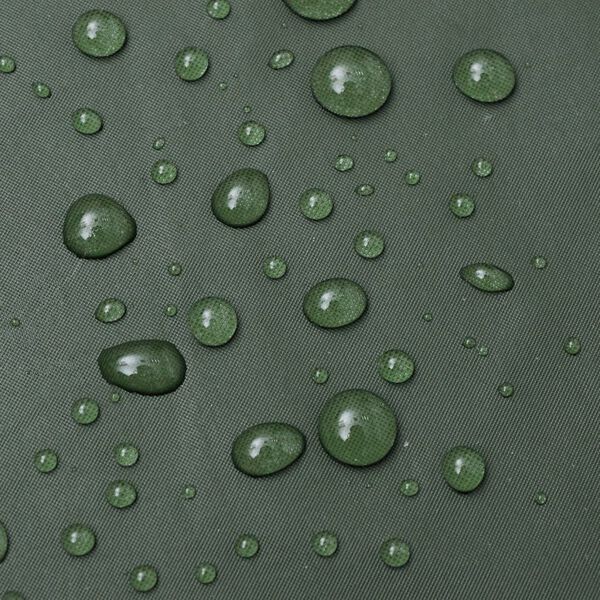 vidaXL Vatnsheldur &THORN;ungur og Langur Regnfrakki me&eth; Hettu Gr&aelig;nn XXL