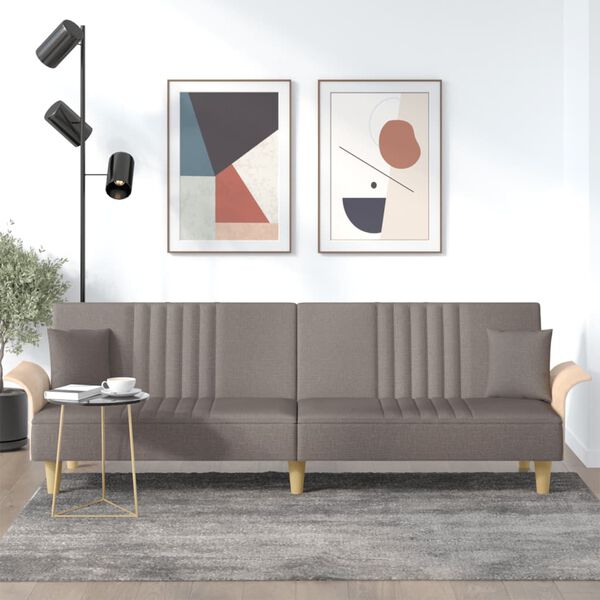 vidaXL Svefns&oacute;fi me&eth; &Ouml;rmum M&oacute;gr&aacute;tt &Aacute;kl&aelig;&eth;i