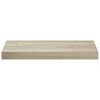 vidaXL Vegghengdar Hillur 2 stk. Eik 50x23x3,8 cm MDF
