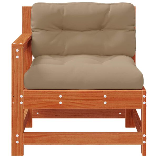 vidaXL Gar&eth;horn s&oacute;fi Mass&iacute;ft furuvi&eth; VaxBr&uacute;nn