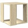 vidaXL S&oacute;fabor&eth; Sonoma Eik 32x32x30 Samsettur Vi&eth;ur