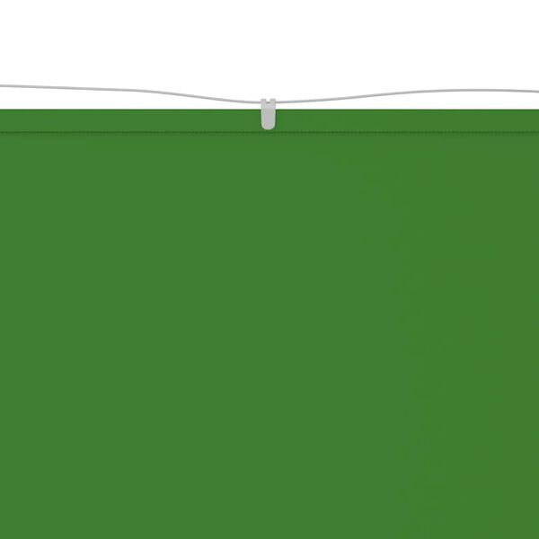 vidaXL Lóðrétt Sóltjald Ljósgrænt 60x600 cm Oxfordefni
