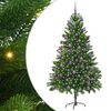 vidaXL J&oacute;latr&eacute; me&eth; 300 LED me&eth; standi Gr&aelig;nn 180 cm PE