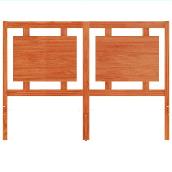 vidaXL H&ouml;f&eth;agafl Vaxbr&uacute;nn 135 cm Gegnheil Fura