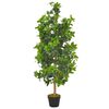 vidaXL Gerviplanta L&aacute;rvi&eth;ur me&eth; Potti Gr&aelig;n 120 cm