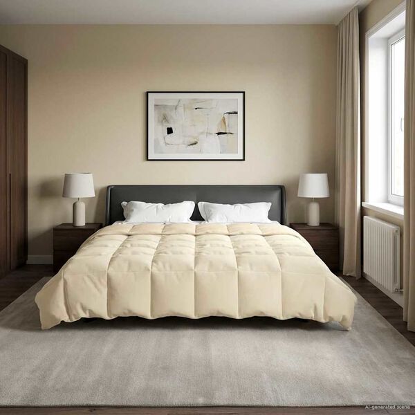 vidaXL Sumars&aelig;ng S&iacute;&eth;la&eth; Rj&oacute;malitur 200 x 240 cm M&iacute;kr&oacute;f&iacute;ber